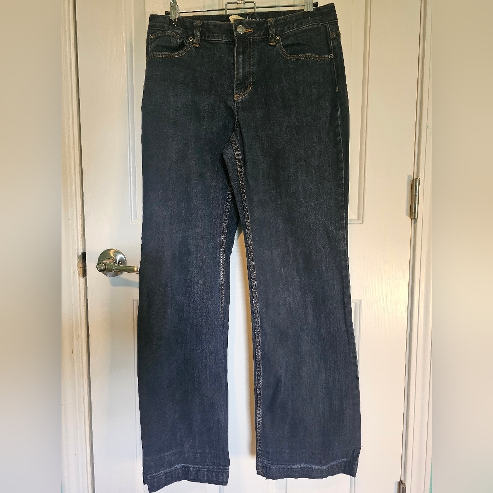 Liz Claiborne Dark Blue Bootcut Jeans Women's Sz 10